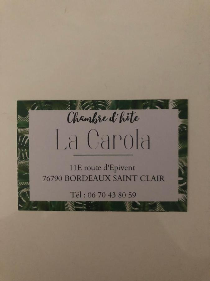 Bed and Breakfast La Carola Bordeaux-Saint-Clair Екстер'єр фото